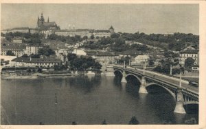 Czech Republic Prague Castle Praha Hradcany Vintage Postcard 08.06