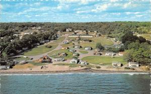 Maine Belfast   Colonial Gables Motel and Cottages Aerial View