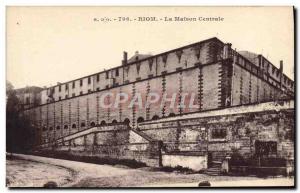 Old Postcard Central Prison Riom