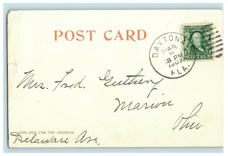 C.1910 Ridgewood Avenue, Daytona, Fla. Postcard P50