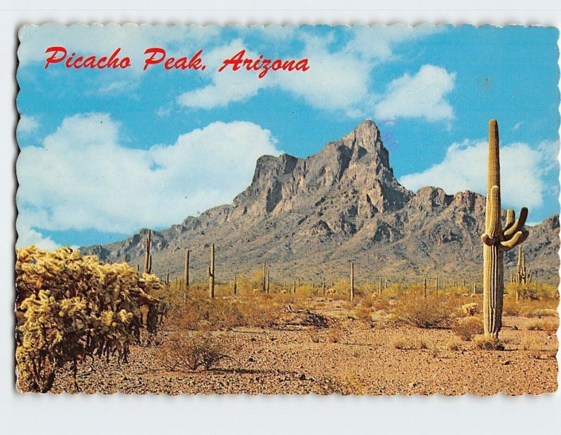 Postcard Picacho Peak, Arizona