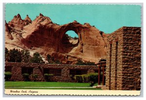 Window Rock Arizona Bureau Of Indian Affairs Postcard Continental View Card