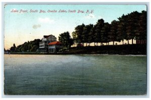 1910 Lake Front South Bay Oneida Lake South Bay Syracuse New York NY Postcard 