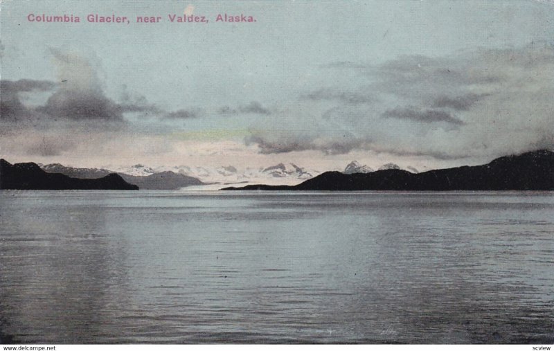 VALDEZ, Alaska, 1900-10s; Columbus Glacier