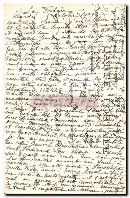 Old Postcard Chalons Aviation Jet Airplane Farman has changed Mourmelon