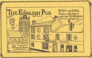 The Crown Melton Mowbray Leicester Pub Limited Edition Postcard
