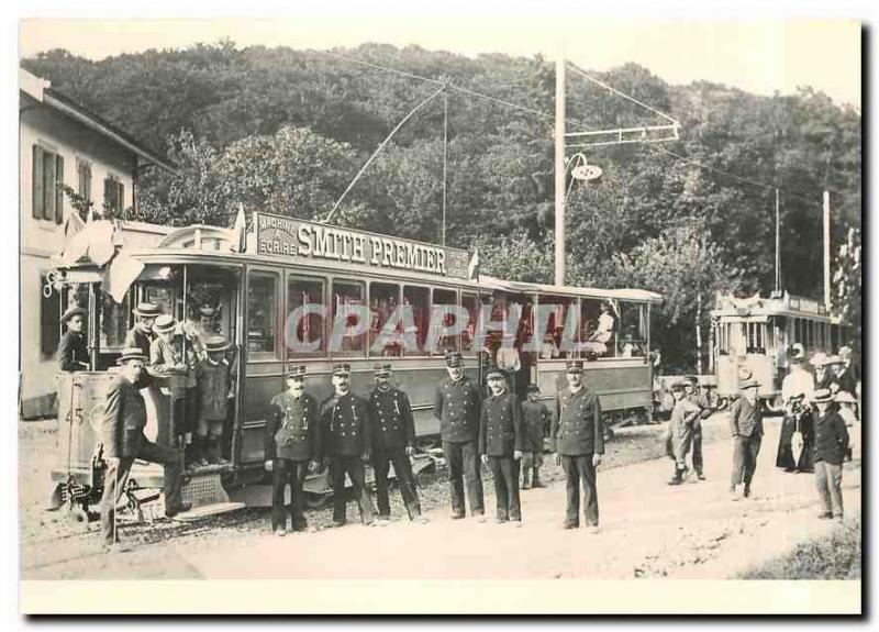 Postcard Modern Montheron at the inauguration of the extension of the line 2/...