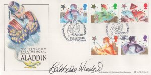 Barbara Windsor Vintage 1985 Hand Signed Aladdin Ltd 200 First Day Cover