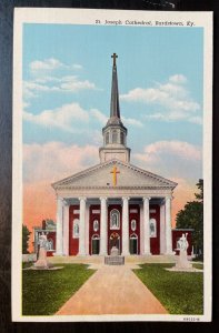 Vintage Postcard 1916 St. Joseph Cathedral, Bardstown, Kentucky (KY)