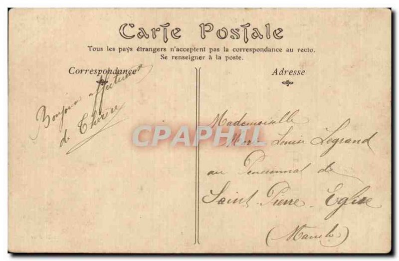 Old Postcard The castle Vast