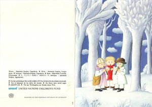 US3834 Winter Marlenka Stupica, Yugoslavia, Hiver Unicef United Nations Children