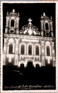 Brazil Basílica do Senhor do Bonfim Bahia, Salvador  Vintage RPPC C135