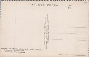 Spain EL Escorial The Monastery Vintage RPPC C109