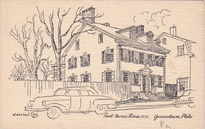 Pennsylvania Germantown Perot-Morris House 1955