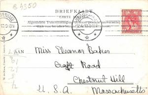 B4350  Netherlands Malvaux Illustraion 1910 front/back scan