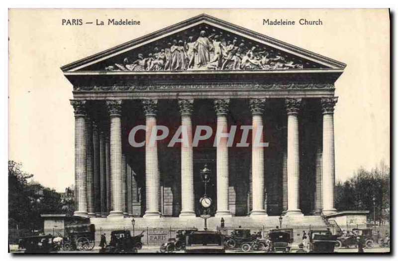 Postcard Old Paris La Madeleine