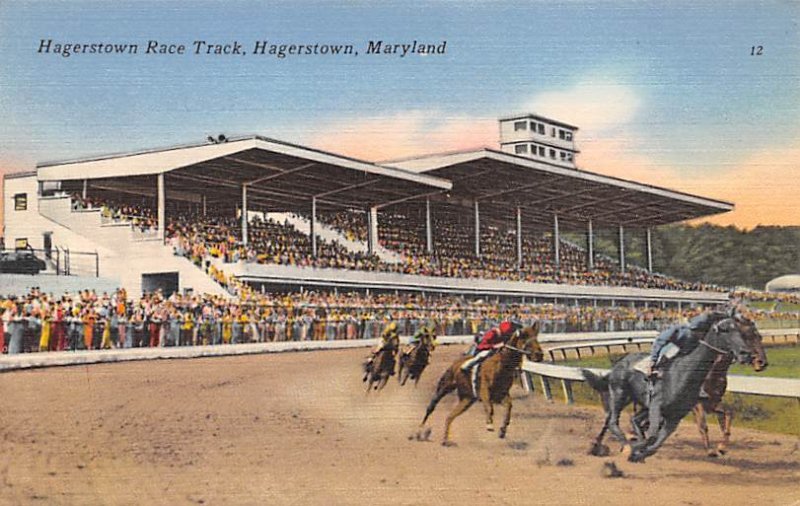 Hagerstown, Maryland USA Horse Racing Unused 