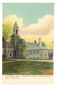 MA - Springfield. Court House, Hampden County; & Hall of Records