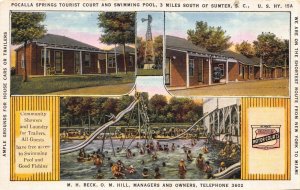 PC Pocalla Springs Tourist Court & Swimming Pool in Sumter South Carolina~114684