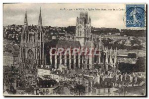 Old Postcard Rouen Eglise Saint Ouen View Of Ia Cathedrale