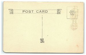 1907-15 N Monogram Postcard Gold Foil Embossed Vintage 