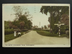 Nottinghamshire RUDDINGTON Loughborough Rd THE SEATS c1920s Postcard Mrs Hooper