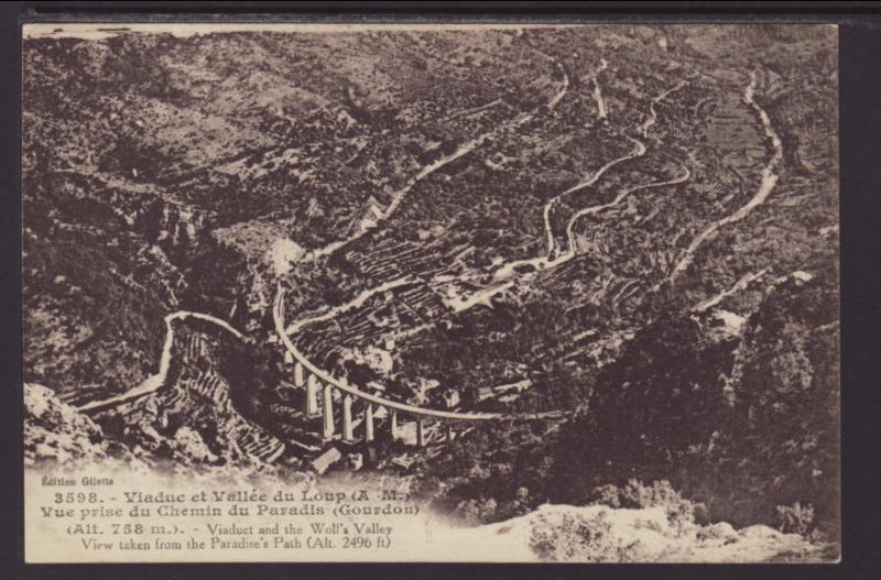 Viaduc et Vallee du Loop,Gourdon,France BIN