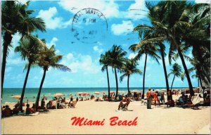 Miami Beach Florida Vintage Postcard C088