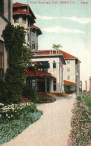 Vintage Postcard Hotel Raymond Pasadena California CA A. C. Bosselman Pub.