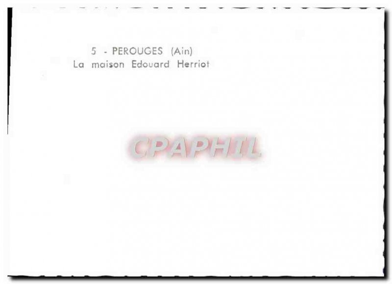 Postcard Modern Perouges La Maison Edouard Herriot