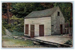 1908 Sleepy Hollow Catskill Old Original Rip Van Winkie House New York Postcard