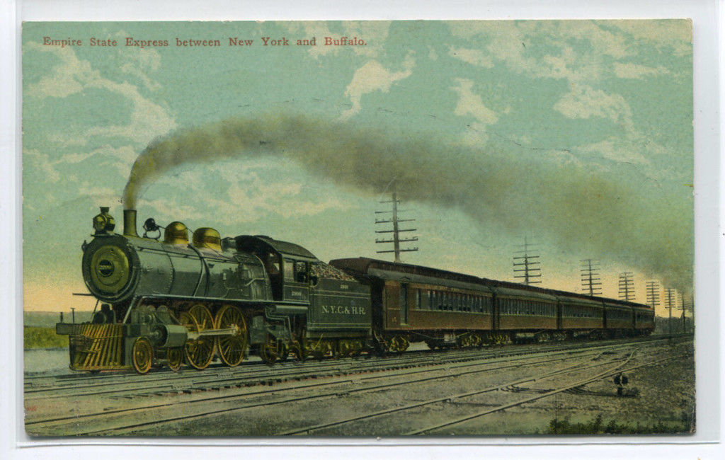 Empire State Express Railroad Train New York Central NY 1913 postcard |  Topics - Transportation - Railway, Postcard / HipPostcard