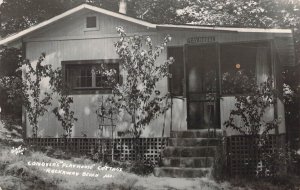 RPPC, Blake Photo, Rockaway Beach, Playhouse Cottage, Branson MO, Old Post Card