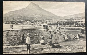 Mint RPPC Real Photo Postcard South Africa Children’s Pool Camps Bay