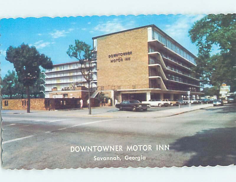 Unused Pre-1980 MOTEL SCENE Savannah Georgia GA G6760