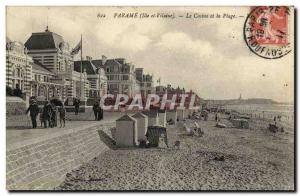 Old Postcard Parame Casino and the Beach