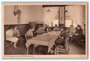 Kassel Germany Postcard The School Girls' Recreation Room c1920's Unposted