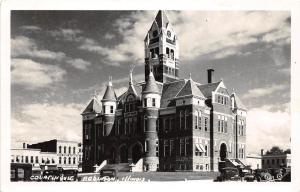 E35/ Robinson Illinois Il Photo RPPC Postcard c50s Crawford County Court House