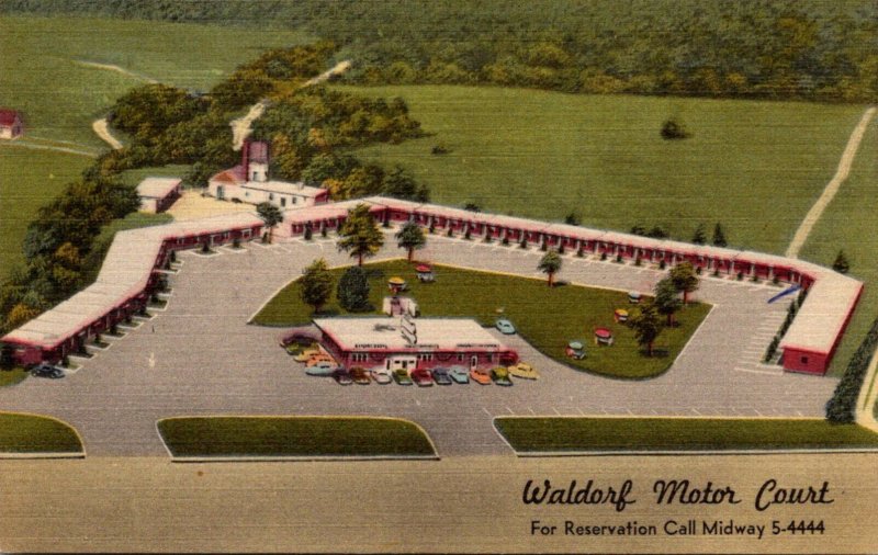 Maryland Waldorf Motr Court 1960