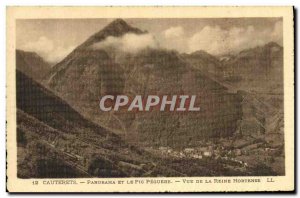 Old Postcard Cauterets Panorama Peak Peguere And View Of The Queen Hortense