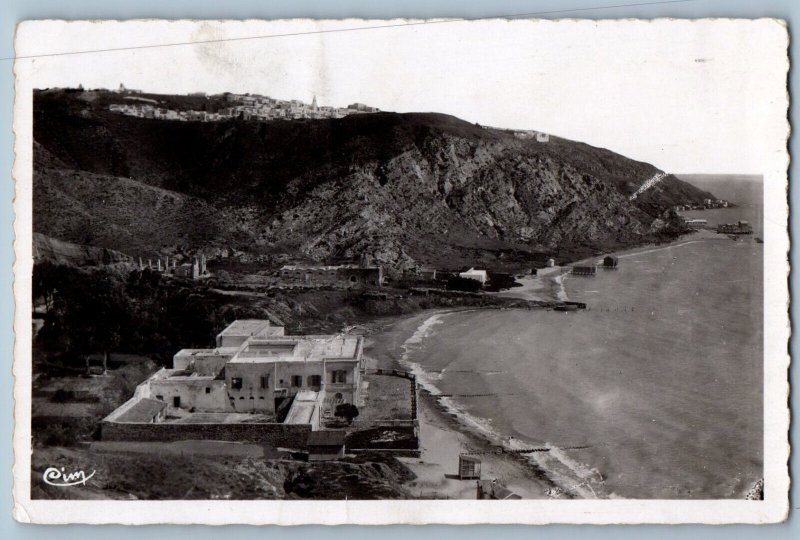 Carthage Tunisia Postcard The Pointe de Sidi Bou Said 1955 RPPC Photo