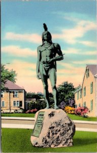 Massachusetts Plymouthy Massasoit Statue On Coles Hill