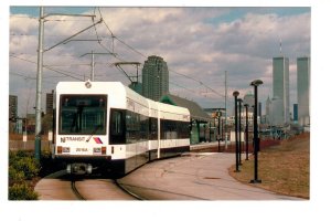 Hudson Bergen LRT Station, NJ Transit, Train, Jersey City, New Jersey 2001