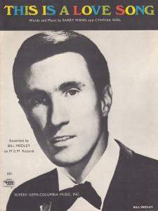 This Is A Love Song Bill Medley 1960s Sheet Music