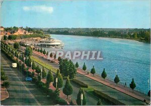 Postcard Moderne Vichy Lake and the Rotunda