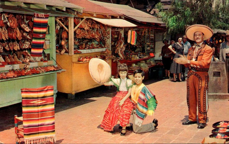 California Los Angeles Scene On Olvera Street