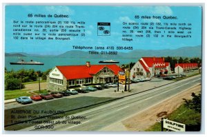 c1950's Auberge Du Faubourg St. Jean Port Quebec Canada Vintage Postcard
