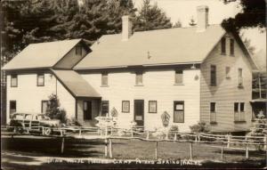 Poland Spring ME Rolly Camps Main House Real Photo Postcard