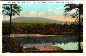 Postcard PANORAMIC SCENE Catskill Mountains New York NY AO2625