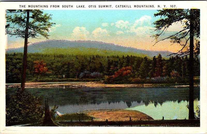 Postcard PANORAMIC SCENE Catskill Mountains New York NY AO2625